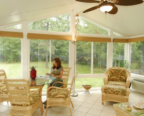 Hybrid Glass Cathedral Roof Sunroom or Patio Enclosure