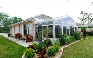 Glass Cathedral Roof Sunroom with Aluminum Frame