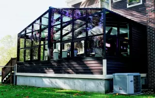 Glass Cathedral Roof Sunroom with Aluminum Frame