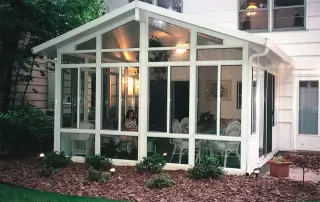 Glass Cathedral Solid Roof Sunroom with Aluminum Frame in Riverside and San Bernardino Counties