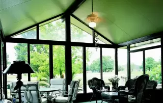 Glass Cathedral Solid Roof Sunroom with Aluminum Frame in Riverside and San Bernardino Counties