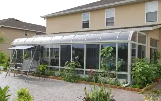 Curved Eave Glass Sunrooms & Solariums in Riverside and San Bernardino Counties