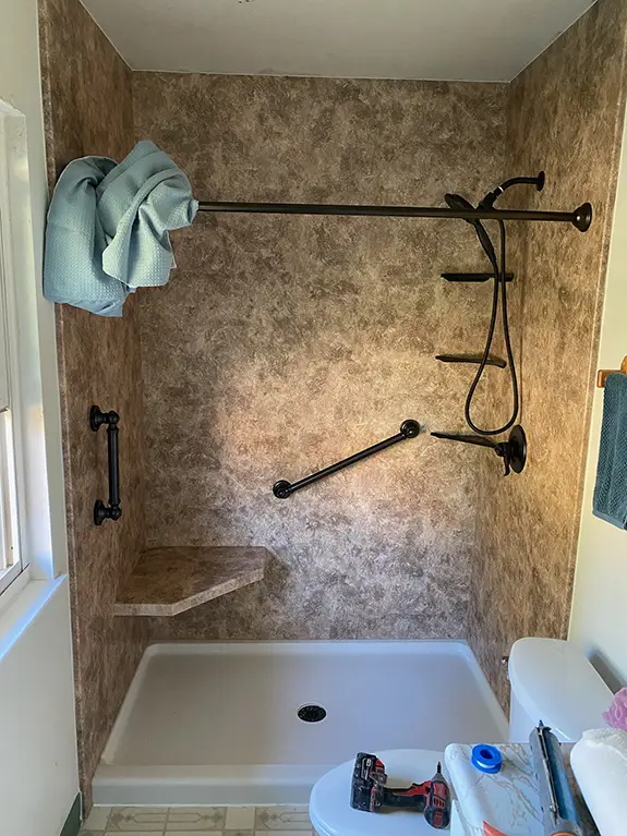 Full Shower Replacement Highland, CA - After