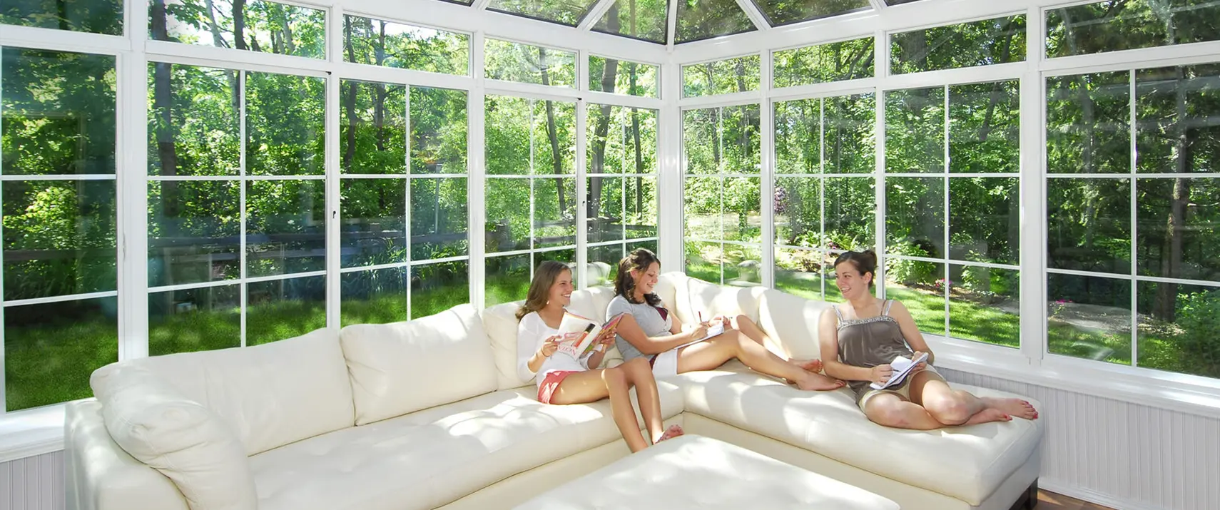 Georgian Style Conservatory with Aluminum Frame in Riverside and San Bernardino Counties