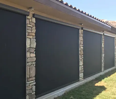 Retractable Screen Wall Installation