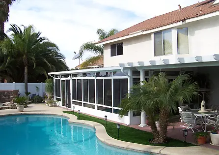 Straight Eave Sunroom Installation Moreno Valley, CA