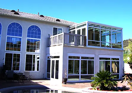 Tranforming A Second Story Deck into a Sunroom, Yucaipa, CA